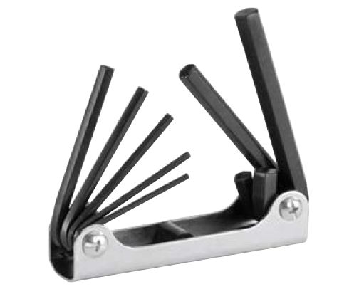 Hex Key Wrenches set 7pcs, foldable