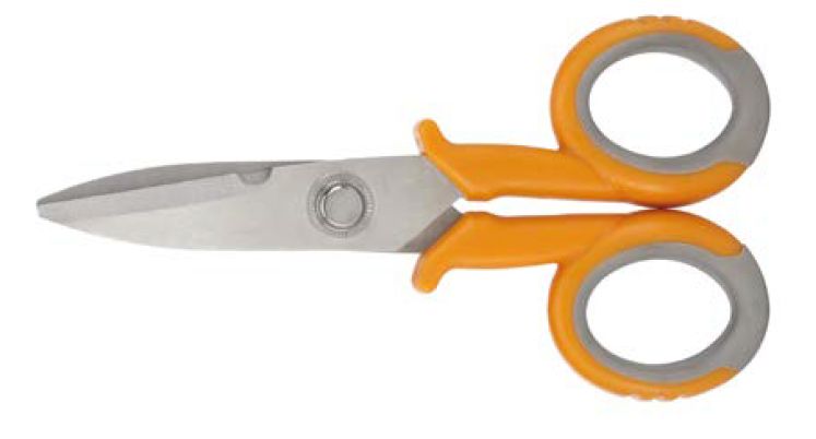 Electrician Scissors, Straight Blades