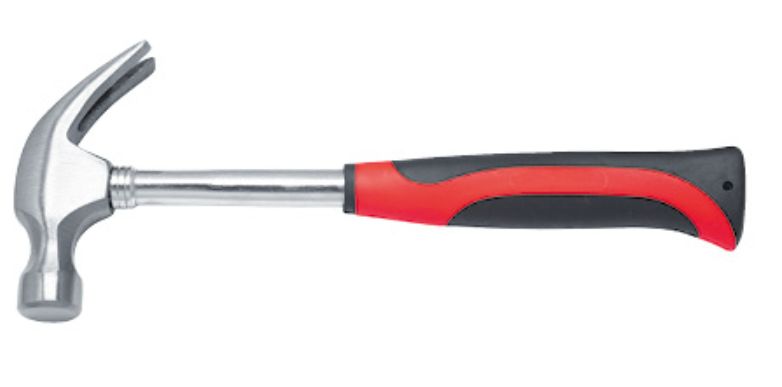 Claw Hammer, Steel Tube Handle