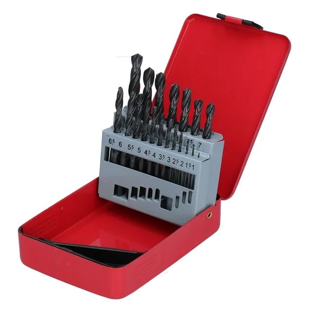 HSS Twist Drill Set,19Pcs