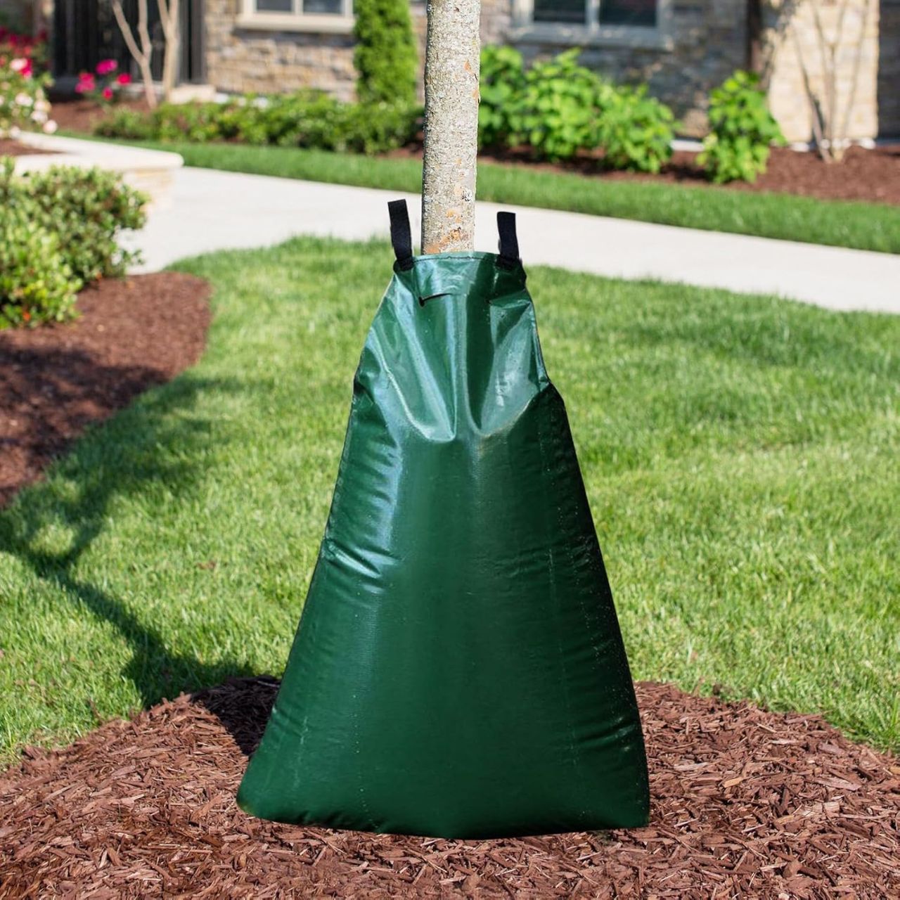 Tree Watering Bag 20 Gallon Slow Release Watering Bag for Trees Tarpaulin Pe