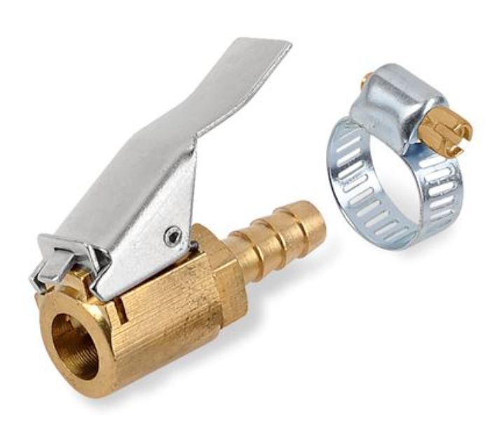Tire Air Chuck Adapter with Clip