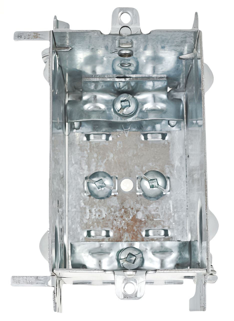 Material:Galvanized Steel,Gangable Device Boxes, P. Tabs 1004-LH