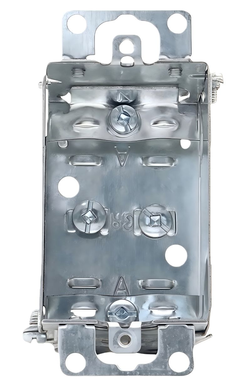 Material: Galvanized Steel, Gangable Device Boxes With Flush Ears 1102-L