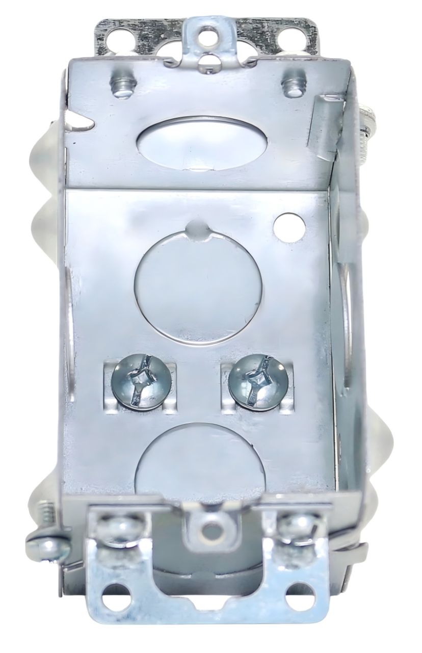 Material: Galvanized Steel, Gangable Device Boxes With Recessed Ears 1102-K