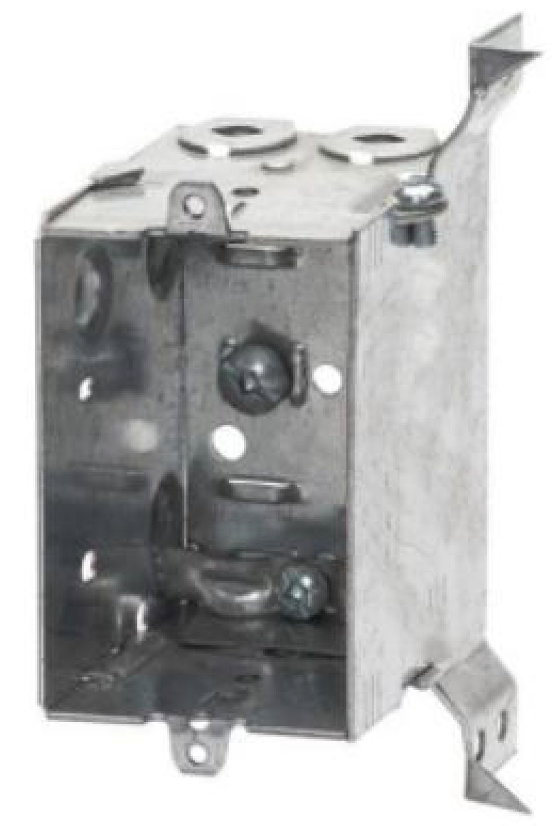 Material: Galvanized Steel, Gangable Device Boxes, “B” bracket 1104-LB