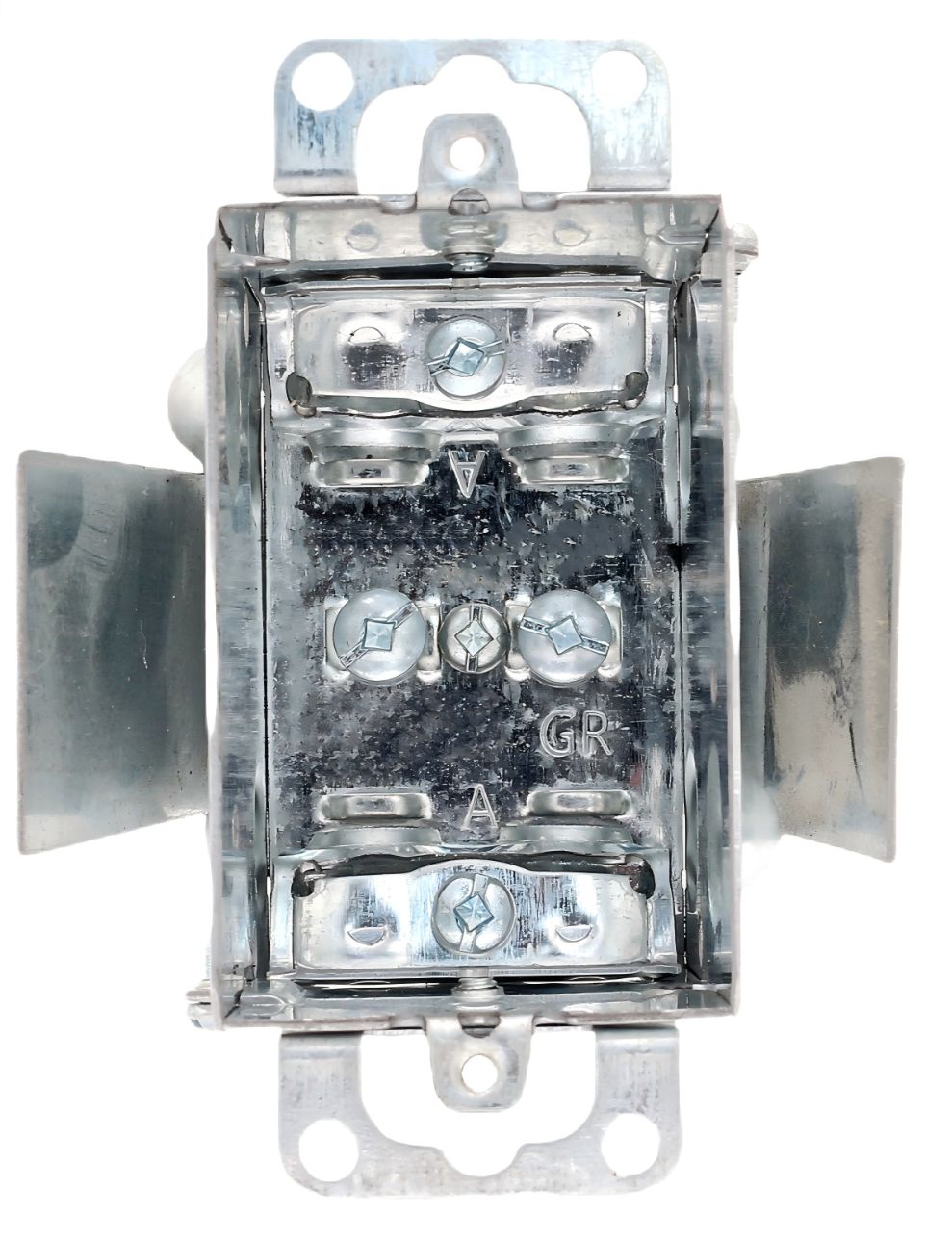 Material: Galvanized Steel, Gangable Device Boxes, Rework bracket, loomex/BX clamps 1104-LRW