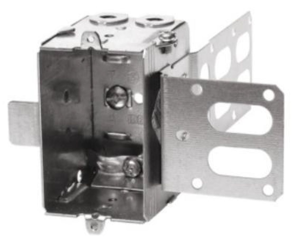 Material: Galvanized Steel, Gangable Device Boxes, “SSX” bracket