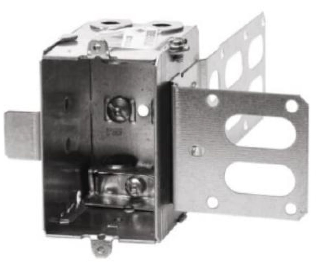 Material: Galvanized Steel, Gangable Device Boxes, “SSX” bracket