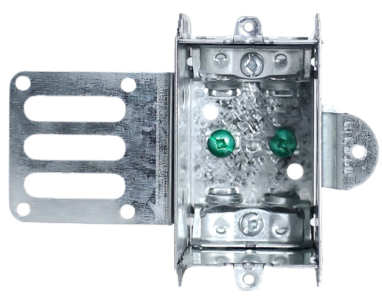 Material: Galvanized Steel, 1-Gang Non-Gangable Device Boxes, “SSX” Bracket