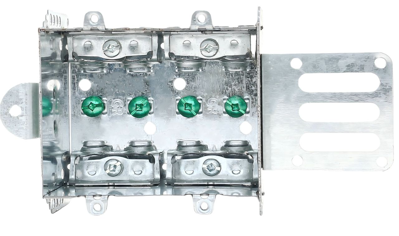 Material: Galvanized Steel, 2-Gang Non-Gangable Device Boxes, “SSX” Bracket