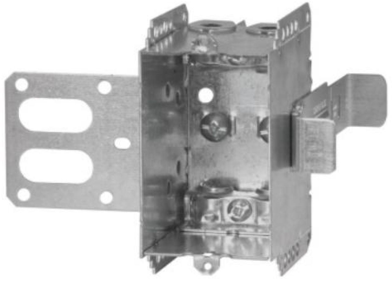 Material: Galvanized Steel, 1-Gang Non-Gangable Device Boxes, “SSX” bracket