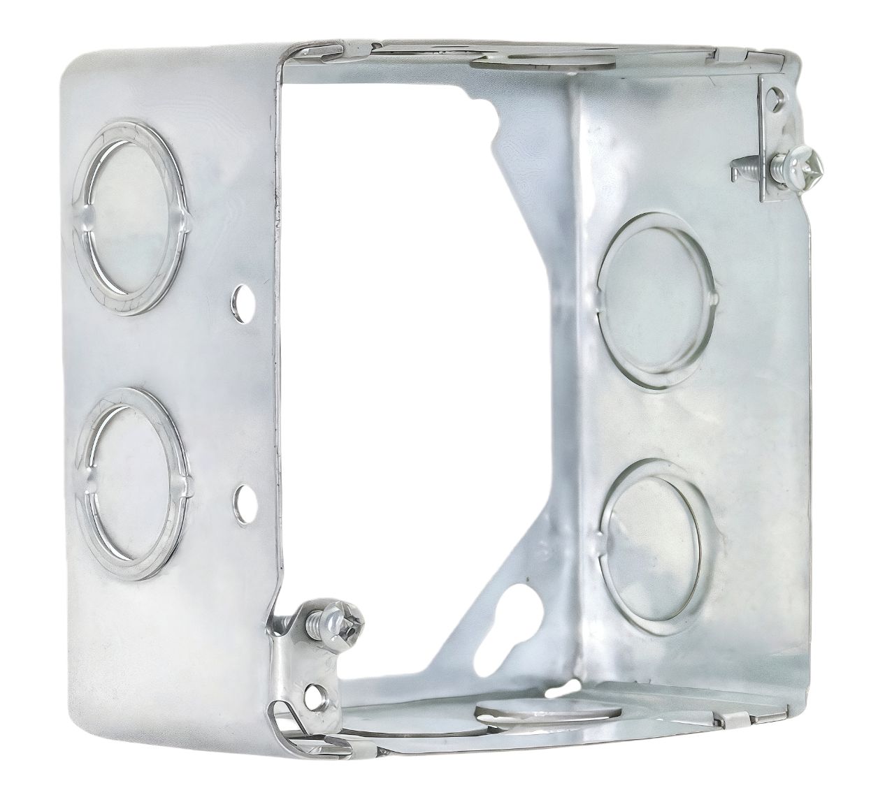 Material: Galvanized Steel, 4” Square Deep Extension Rings, 101/2” sides KOS, 63/4” sides KOS