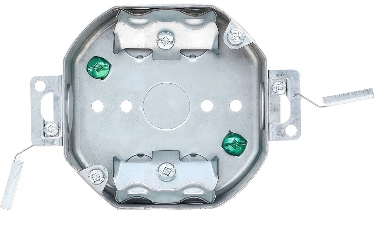 Material: Galvanized Steel, 4” Octagonal Boxes, rework bracket, 1*1/2” bottom KOS