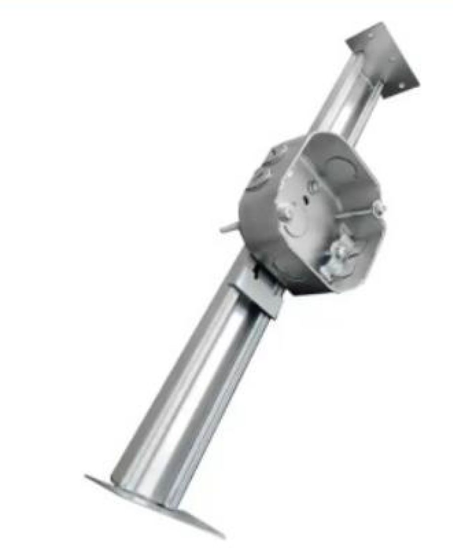 Material: Galvanized Steel, 4” Octagonal Ceiling Fan Boxes, with bar hanger