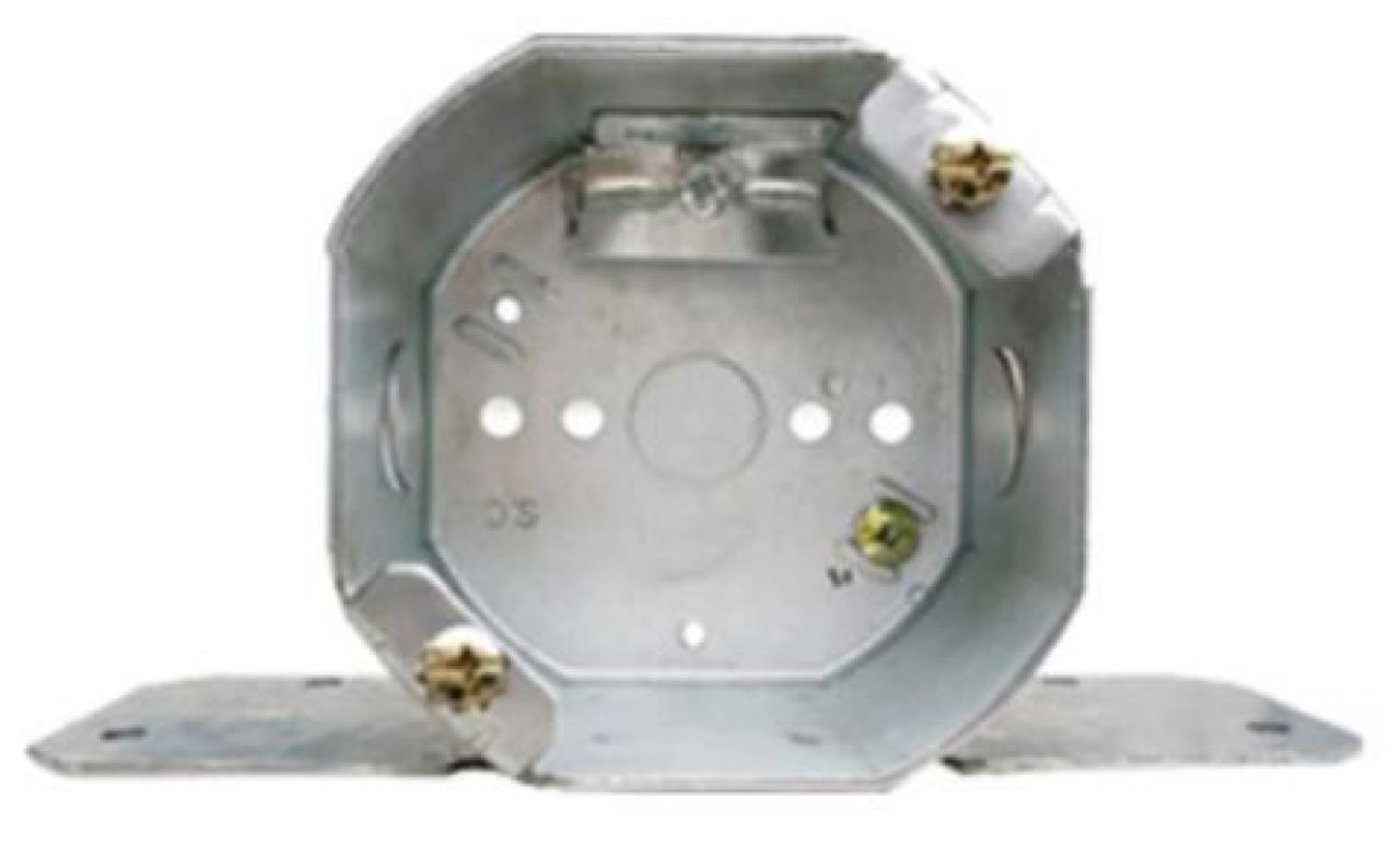 Material: Galvanized Steel, 4” Octagonal Boxes, 21/2” sides KOS, 1 1/2” bottom KOS