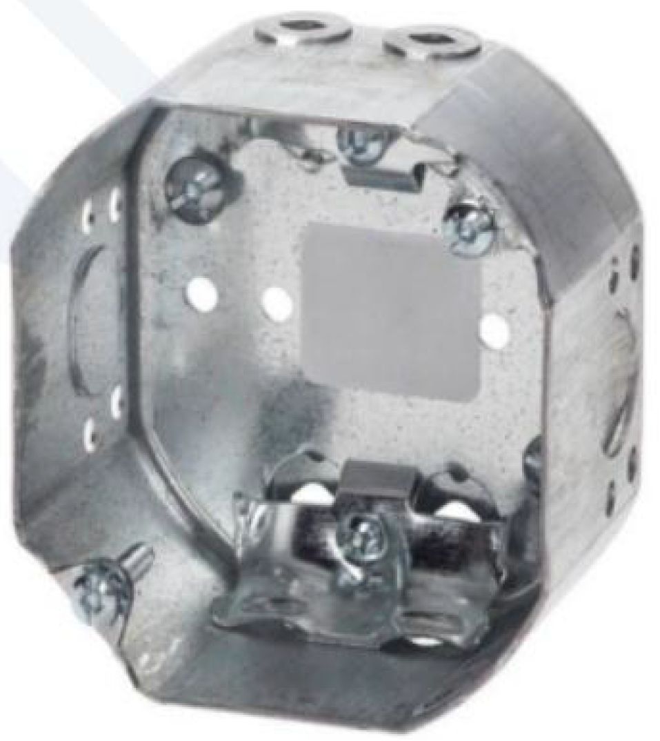 Material: Galvanized Steel, 4” Octagonal Boxes, 21/2” sides KOS, 1 1/2” bottom KOS