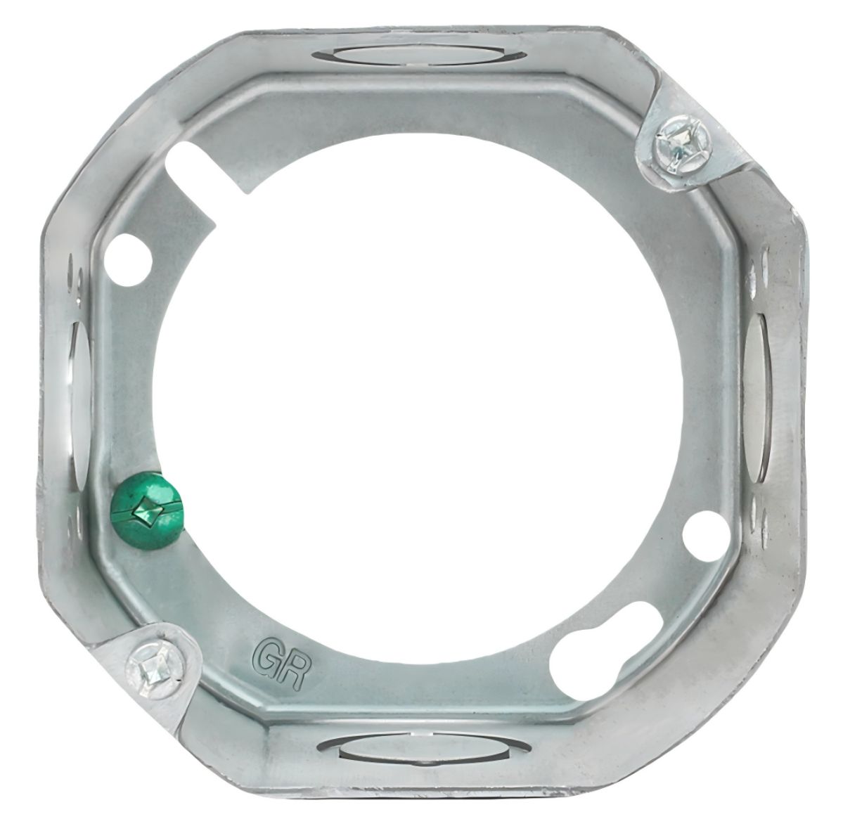 Material: Galvanized Steel, 4” Octagonal Extension Rings, 41/2” sides KOS, 23/4” sides