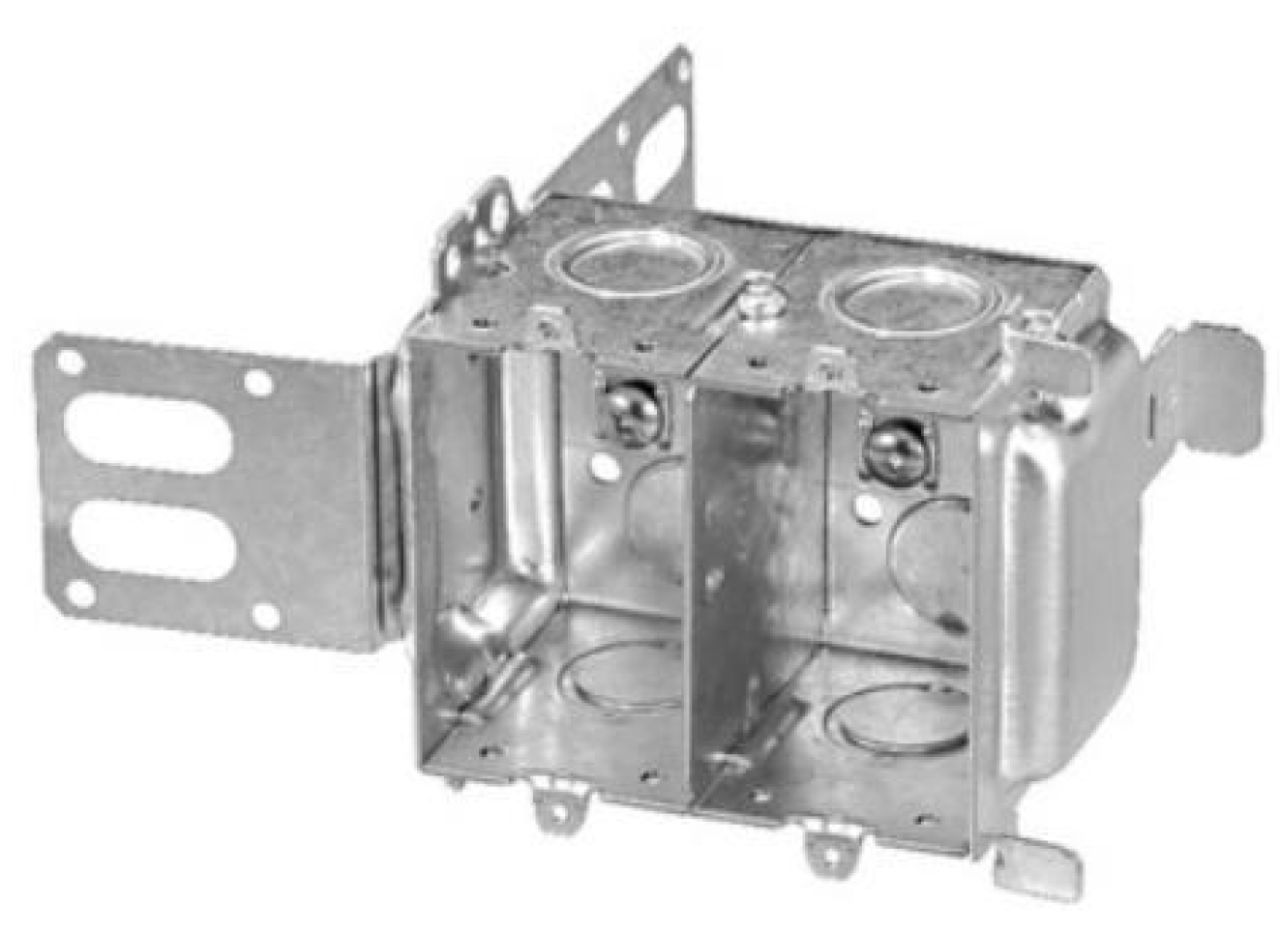 Material: Galvanized Steel, Gangable Device Box, “SSX” bracket, 41/2” ends KOS, 41/2” bottom KOS, 4*3/4” ends KOS