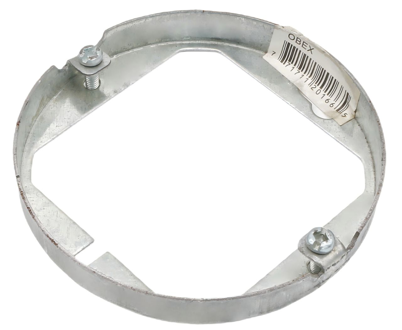 Material: Galvanized Steel, 4” Octagonal Boxes extension ring, with mounting screws