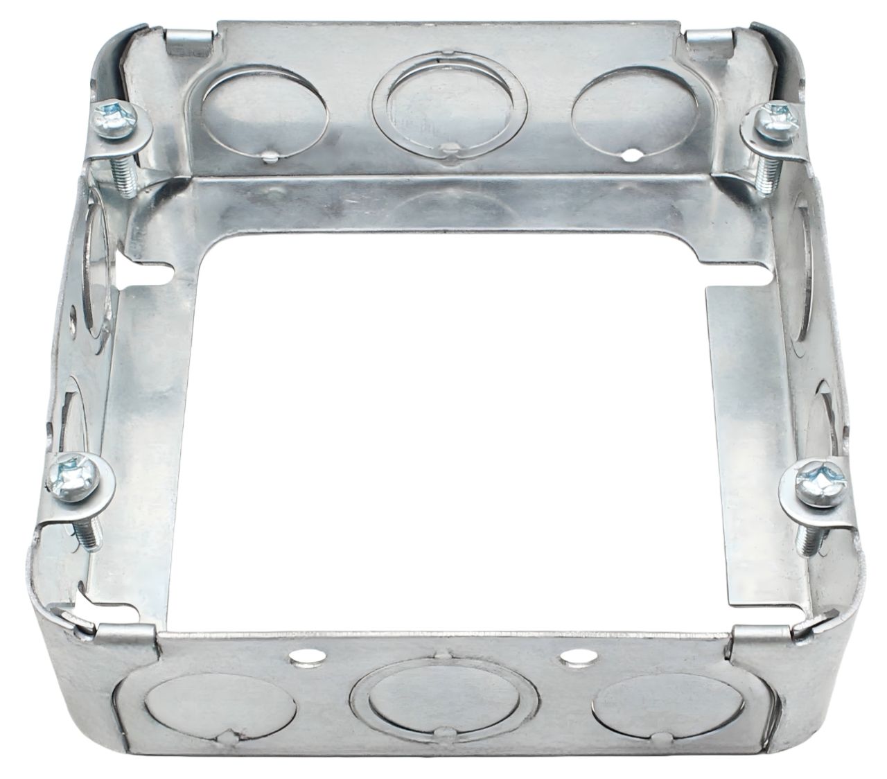 Material: Galvanized Steel, 4-11/16” Square Extension Rings, 101/2” sides KOS, 63/4” sides KOS