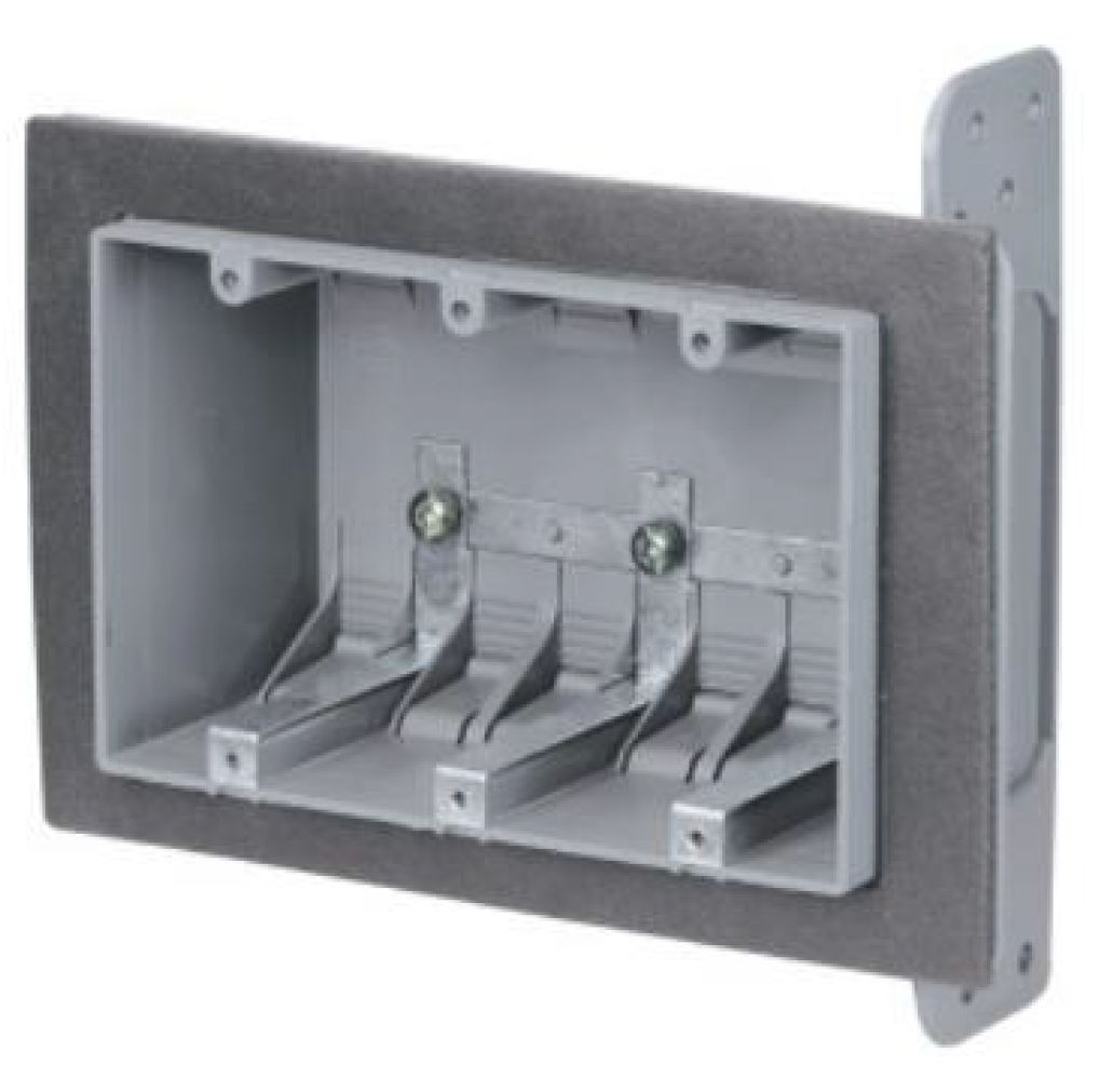 3-Gang Vapour Proof Box