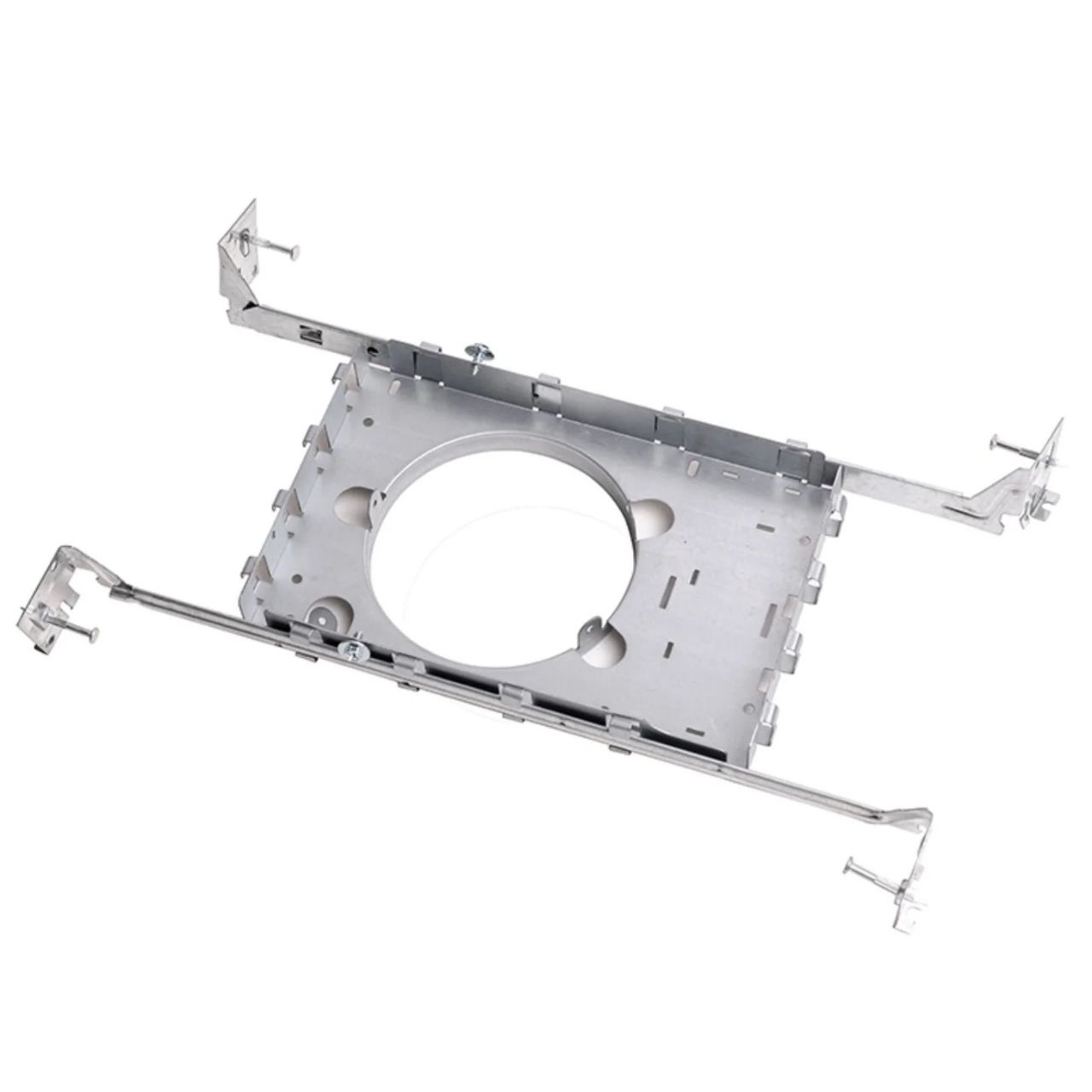 Material: Galvanized Steel, 4 New Construction LED Recessed Lighting Kits Bracket