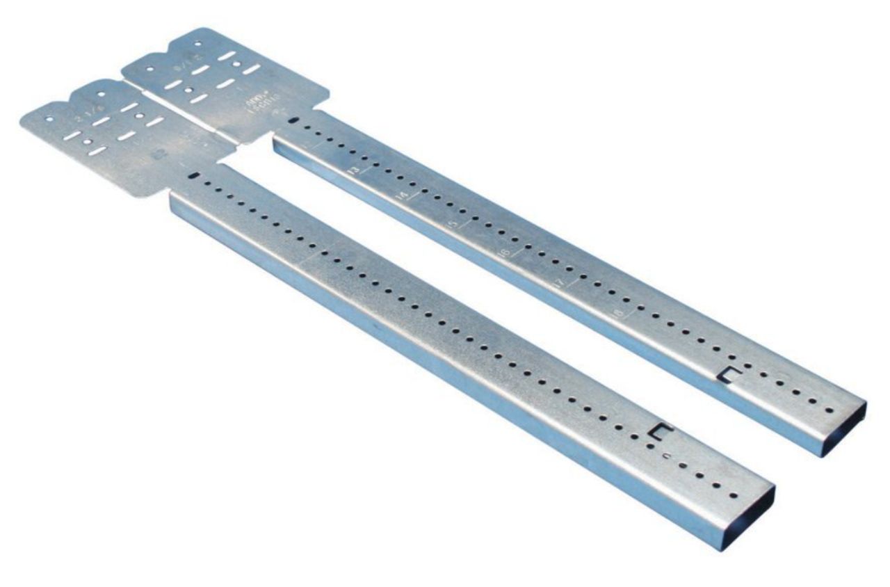 Material: Galvanized Steel, Telescoping Screw Gun Box Bracket