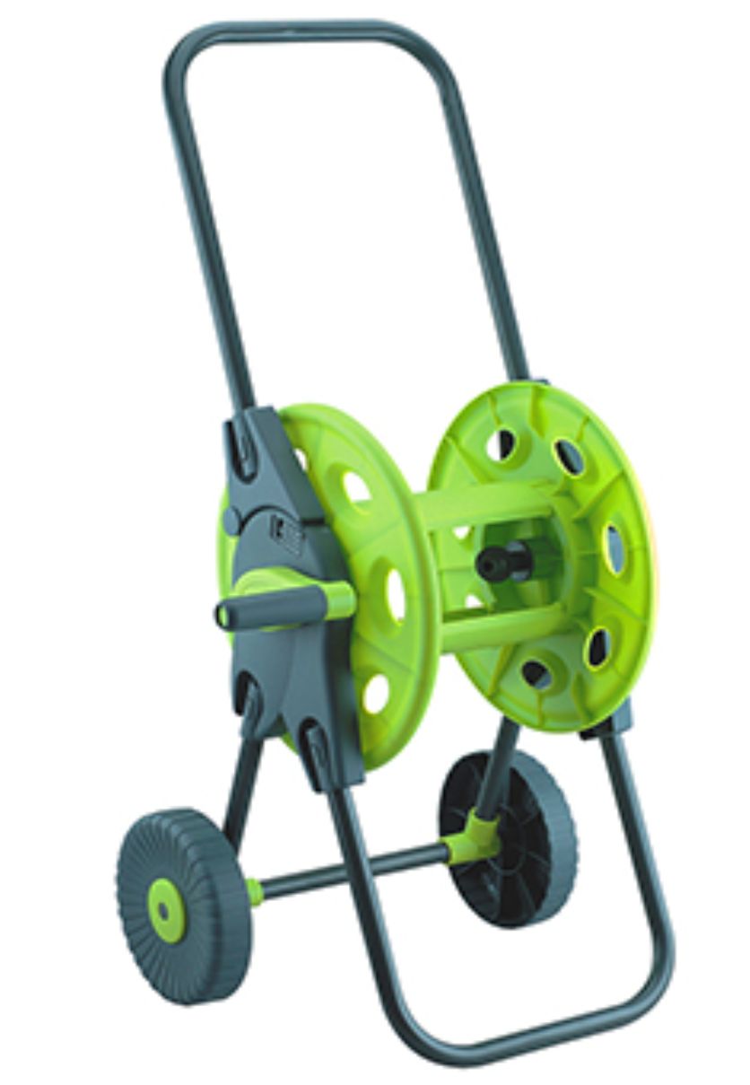 Hose cart without hose,store up to 45m(1/2′′or13mm)hose