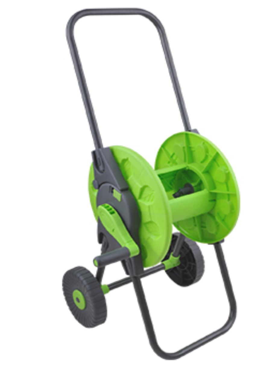Hose cart without hose,store up to 45m(1/2′′or13mm)hose