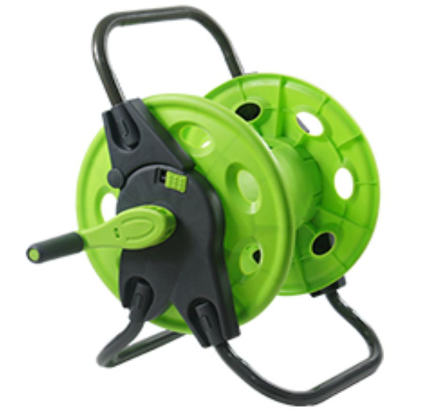 Hose reel without hose,store up to 45m(1/2′′or13mm)hose