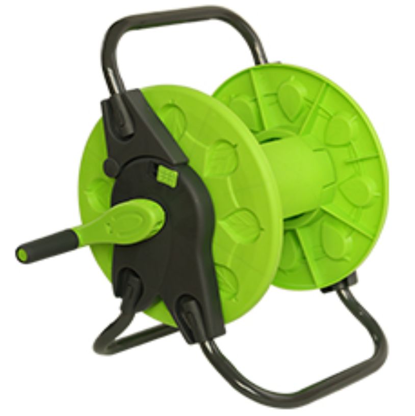 Hose reel without hose,store up to 45m(1/2′′or13mm)hose