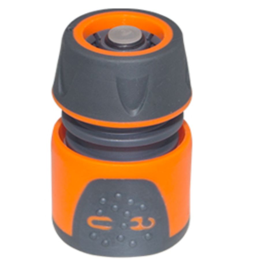 1/2″ Soft coated water-stop hose connector with lock