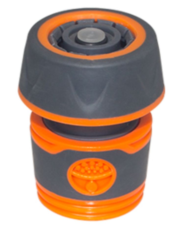 3/4″ Water-stop hose connector soft coated