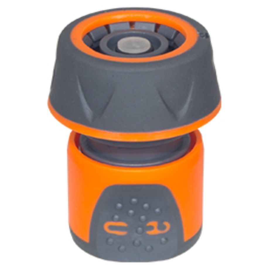 3/4″ Soft coated water-stop hose connector with lock