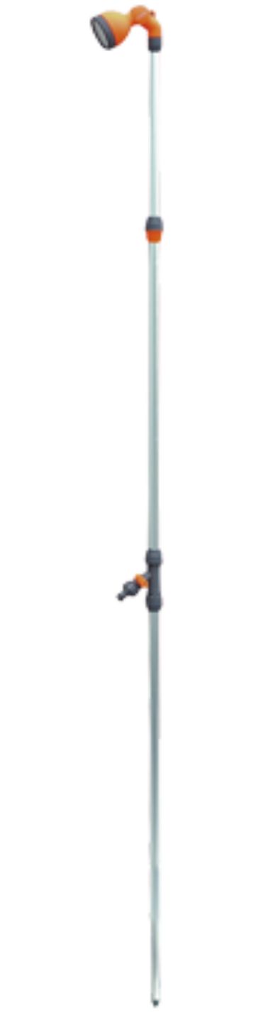 Garden shower on spike