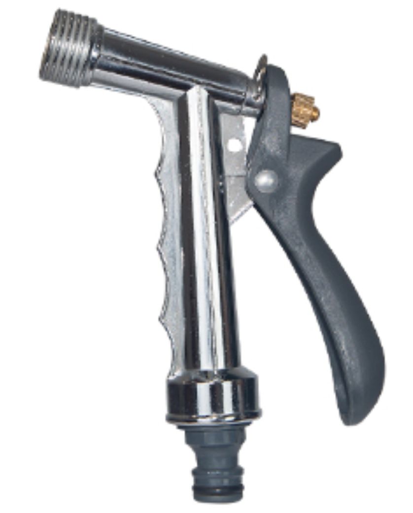 Simple metal spray gun