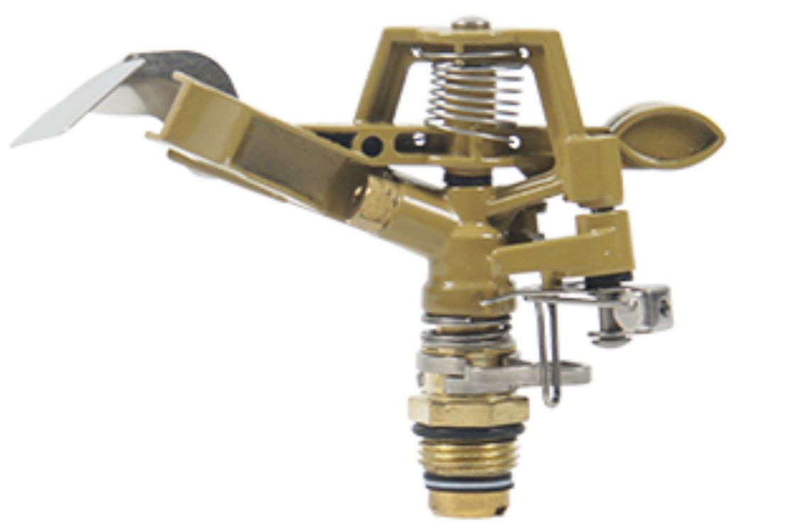 Metal impulse sprinkler