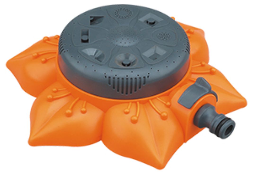 8 pattern flower base sprinkler