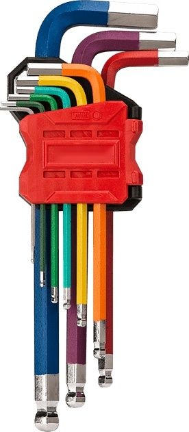 9pcs Long Arm Ball Point Hex Key Set