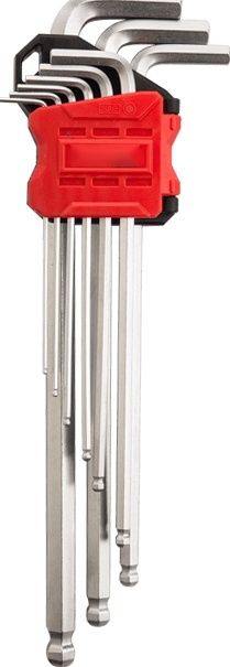 9pcs Extra Long Arm Ball Point Hex Key Set