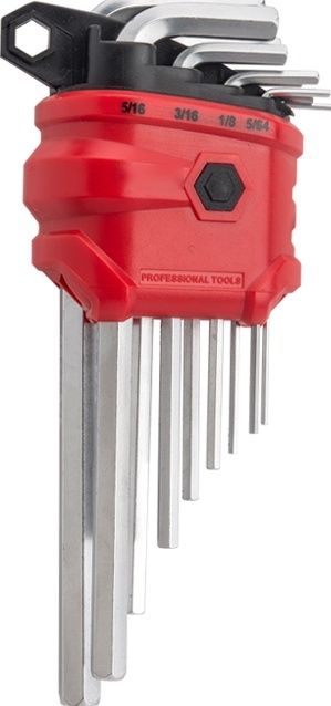 9pcs Long Arm Hex Key Set 7