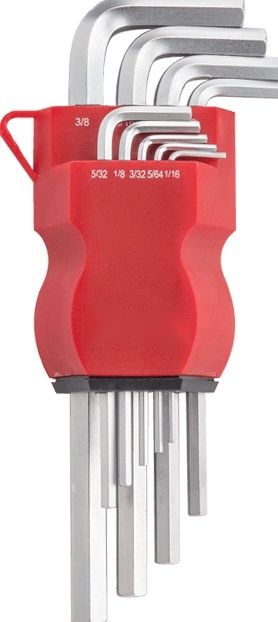 9pcs Long Arm Hex Key Set