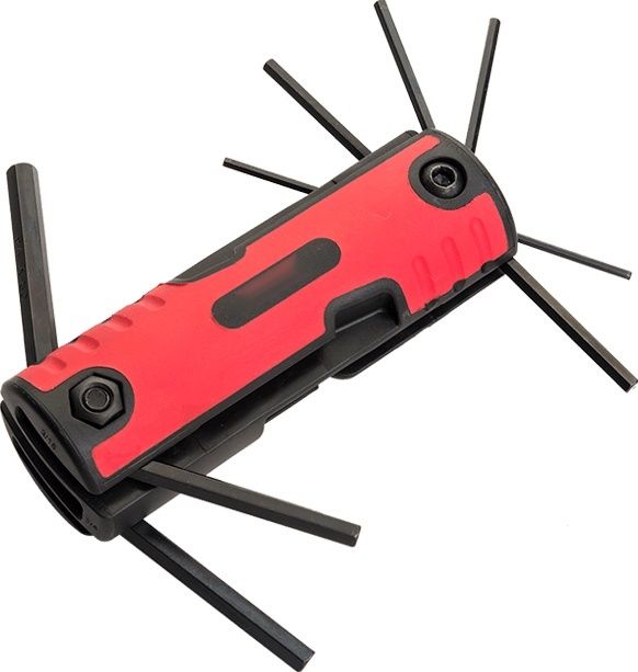 9pc Folding Hex Key Set