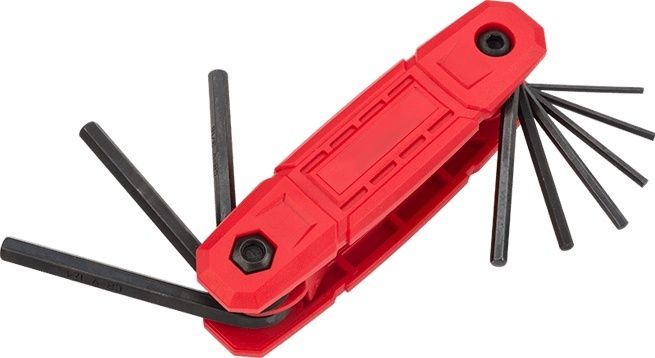 9pc Folding Hex Key Set