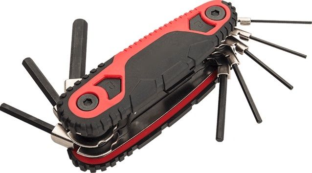 8pcs Locking Folding Hex Key Set