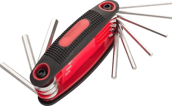 9pcs Folding Hex Key Set