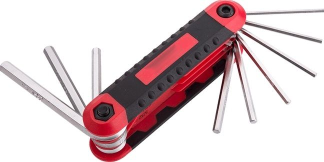 9pcs Folding Hex Key Set