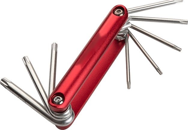 8pcs Aluminium Folding Torx Key Set