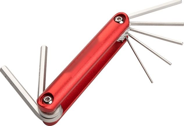 7pcs Aluminium Folding Hex Key Set